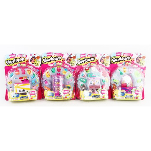 УЦЕНКА 30% Игровой набор Shopkins 4 вида на планш. 21х16х5 /216/