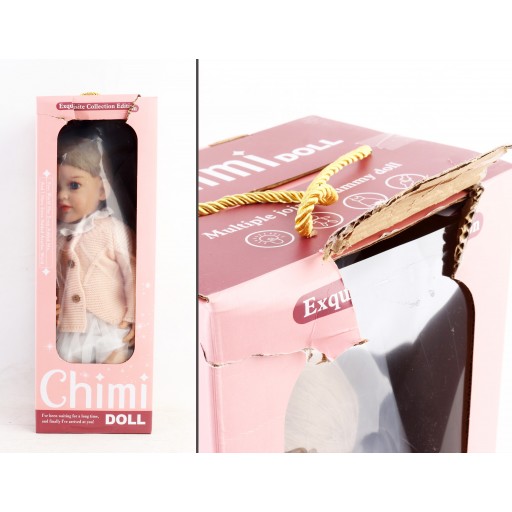 УЦЕНКА 20% Лялька реборн "Chimi Doll" - 56 см, із щільної гуми, волосся-високотемпературна перука, в кор./12/