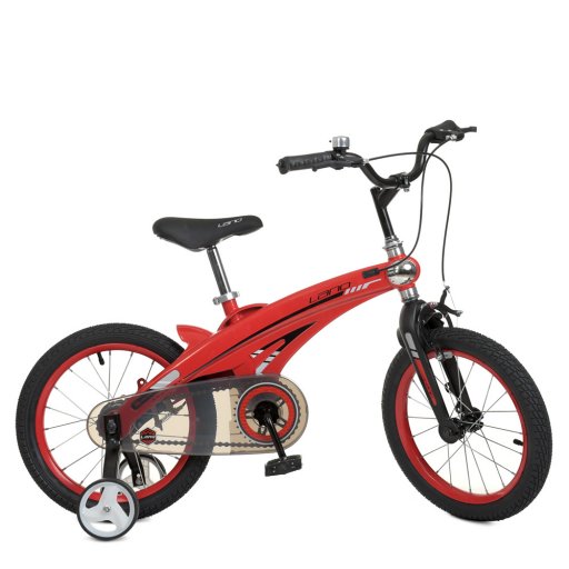Велосипед дитячий 16д. WLN1639D-T-3 (1шт) Projective, SKD85,магнієва рама,дод.кол.,червоний