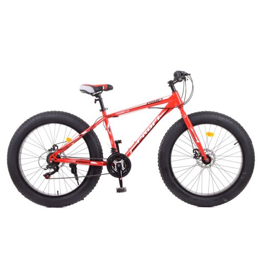 Велосипед 26 д. EB26POWER 1.0 S26.4 (1шт)сталева рама 17 ",Shimano 21SP,алюм.DB,алюм.обiд, 26"*4.0, червоний