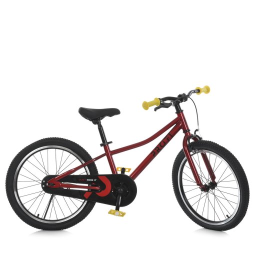 Велосипед дитячий 20д. MB 2007-1 (1шт) SKD75,підніжка,червоний