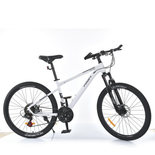 Велосипед 26д. MTB 2605-2 (1шт) SKD75,сталева рама,рама 16",SUNRUN 24SP,подвійн.обода,диск.гальма,підніжка,білий мат