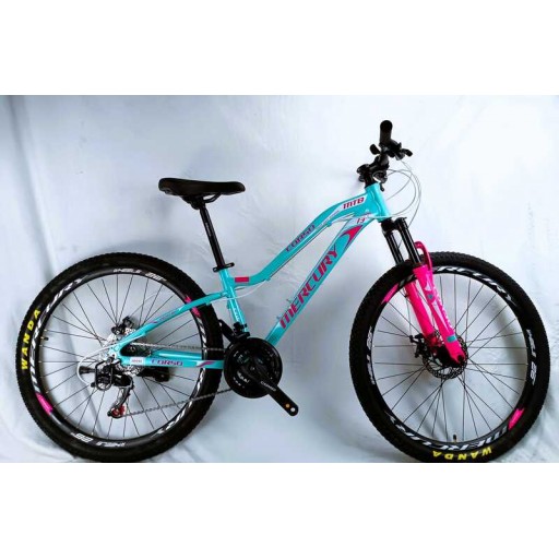 Велосипед Спортивний Corso «MERCURY» 26" дюймів рама алюмінієва 13``, обладнання Shimano 21 швидкість, зібран на 75% /1/