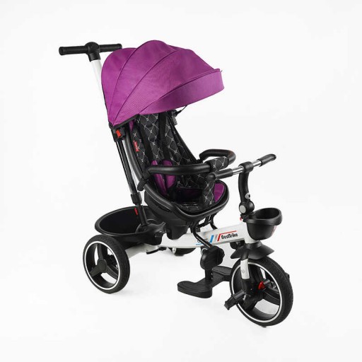 Велосипед BestTrike "Oscar" ПОВОРОТНЕ СИДІННЯ, КЕРМО СКЛАДАЄТЬСЯ, КОЛЕСА З ПРОГУМОВАНИМ PU, КОШИК, ТЕЛЕСКОПІЧНА РУЧКА /1/