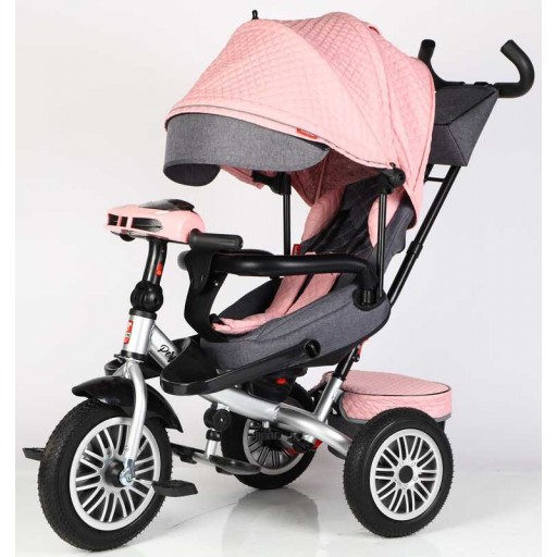 Велосипед 3-х кол. BestTrike "Perfetto" поворотне сидіння, колеса гумові надувні, кошик, фара музична, USB, Bluetooth, в кор. /1/