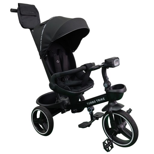 Велосипед MT 1002-1 Elegant Black (1шт) кол.PU (12/10), поворот сид.,швидкоз'ємнi кол.гальма,склад.кермо,USB/BT,світло,підшип.,сумка,чорний